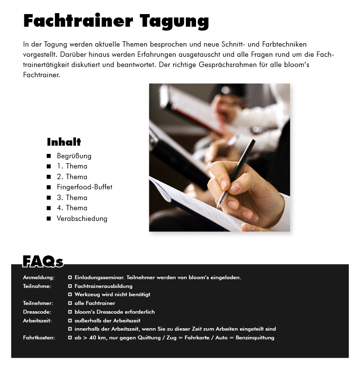 Fachtrainer Tagung